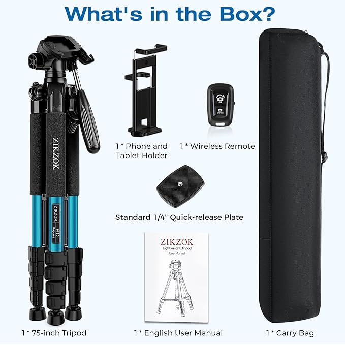 75" Heavy Duty Camera Tripod Stand - Image 7