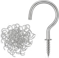Cup Screw Hooks, 3/4 inch Metal Screw in Ceiling Hooks, 160 Pack Metal Plant by DRTDERUITAI