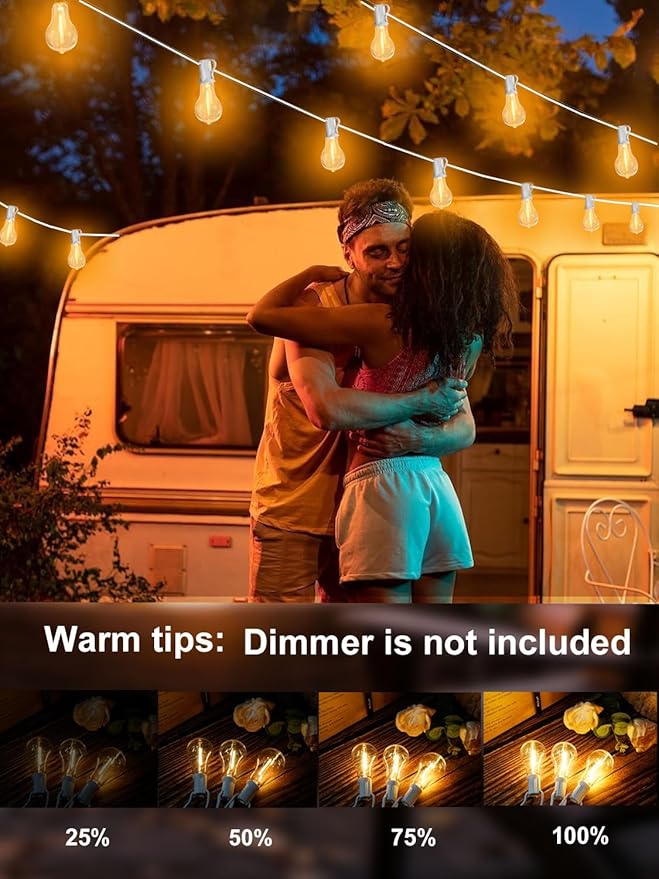 DAMAING Outdoor String Lights 300FT Waterproof Patio Lights - Image 3