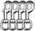 Garwor 4Pcs Heavy Duty Chrome Swivel Snap Hooks by Garwor