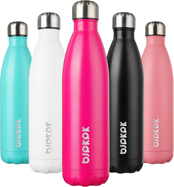 BJPKPK 25oz Insulated Stainless Steel Water Bottles, Sports Water Bottles Keep by BJPKPK