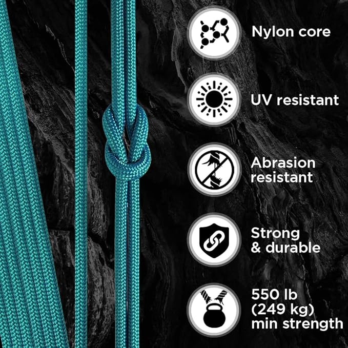 TECEUM Reflective Paracord Rope 1000 – 1000ft/200ft/100ft/50ft – 40+ Colors – - Image 3