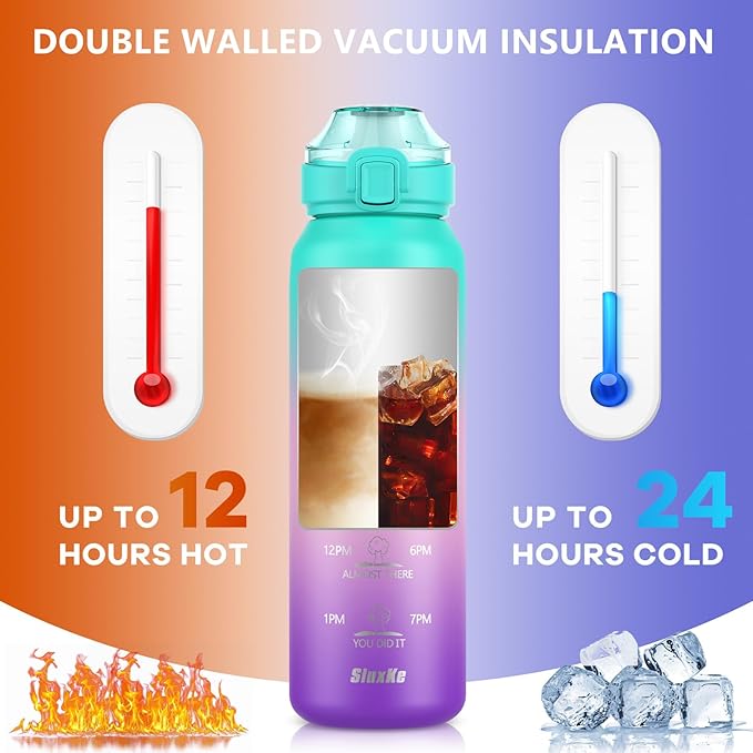 SLUXKE 24oz Insulated Water Bottle - Image 4