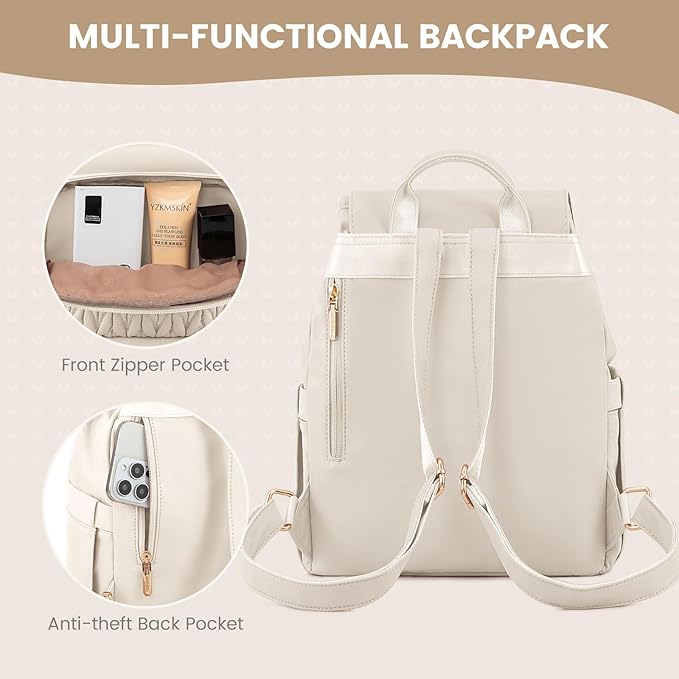 LOVEVOOK Mini Backpack for Women, Small Backpack Purse for Travel Work Cute - Image 4
