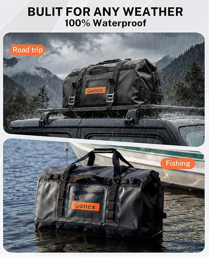 Gonex Waterproof Duffel Bag, 120L Heavy Duty Dry Duffle Bag - Image 3