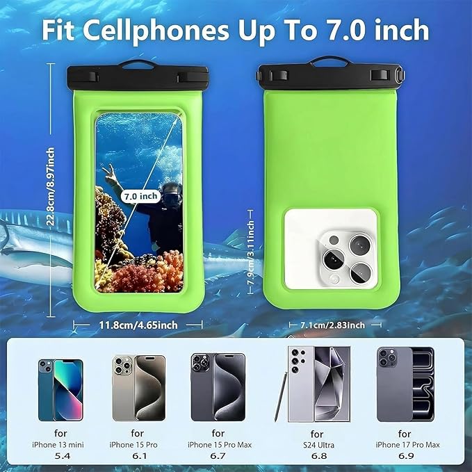 Floatable Soap Bubble Waterproof Phone Pouch Case - Image 3