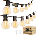 OHLUX Outdoor String Lights, 180FT LED Patio Lights by OHLUX-YourIndoorOutdoorSpaceLightingPartner