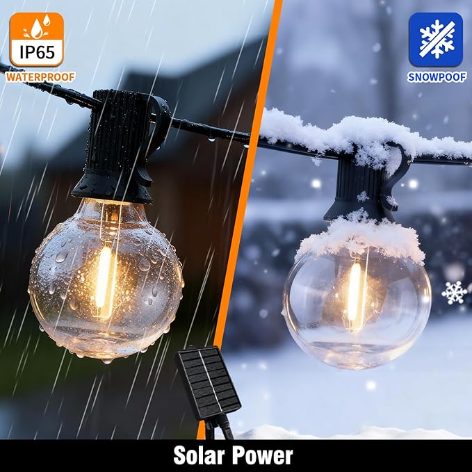 Nisocy Solar String Lights Outdoor Waterproof - Image 4