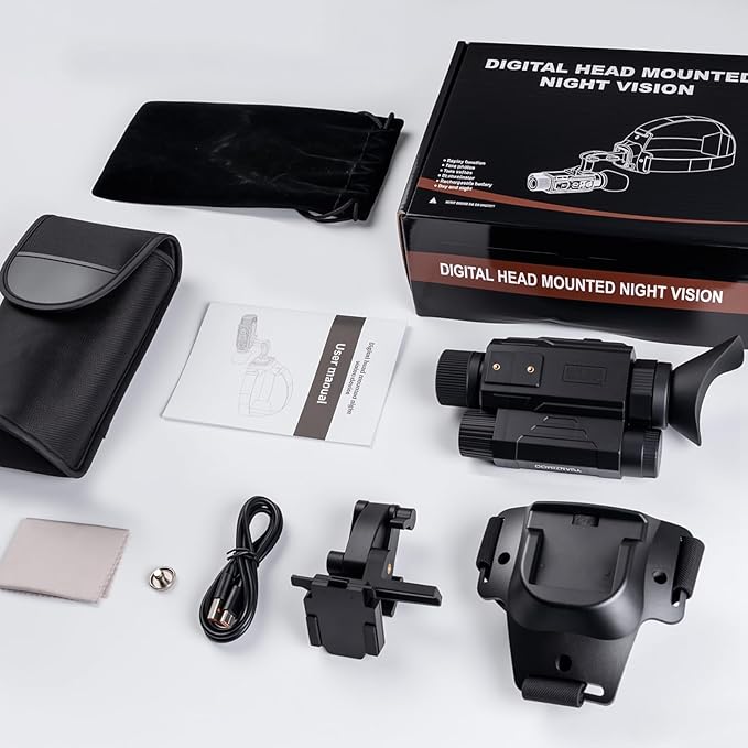 Head-Mounted Night Vision Monocular Digital Infrared Monocular - Image 4