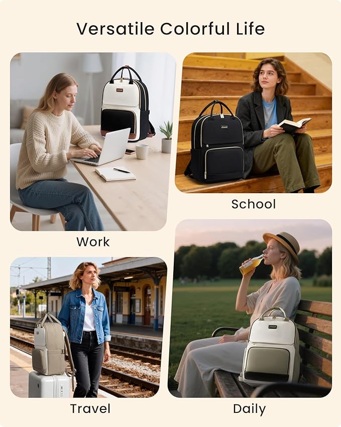 LOVEVOOK Laptop Backpack for Women - Image 6