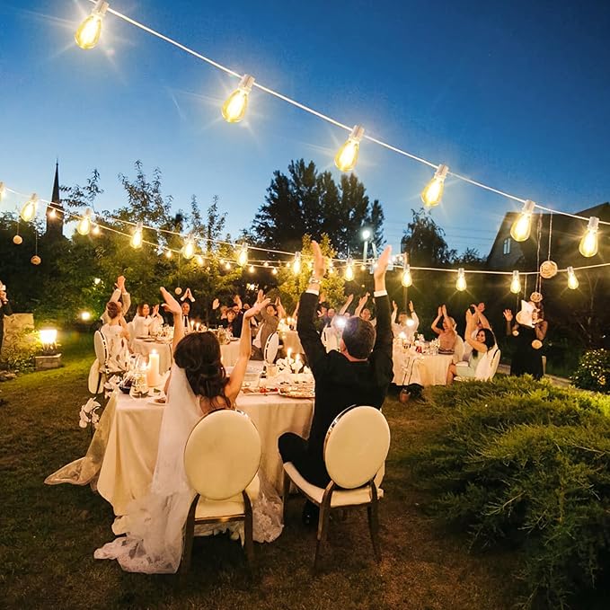 Larkvue 192FT LED Outdoor String Lights, Linkable Patio Light - Image 8