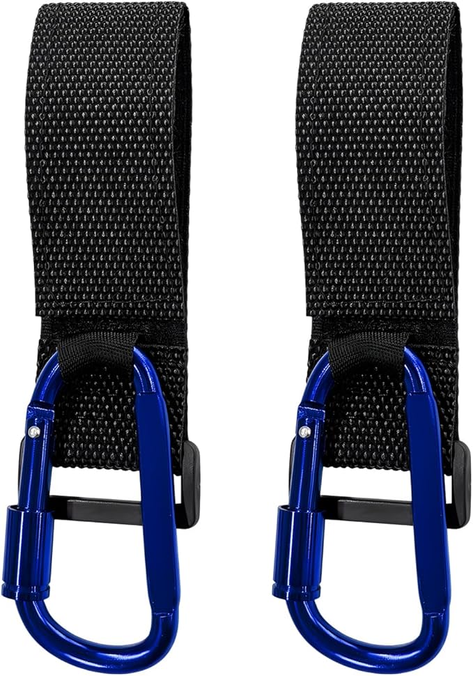 2 PCS UTV Hook for Hanging Headsets, Aluminum Alloy Stroller Carabiner Clips by Unknown