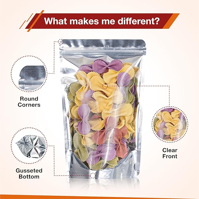 BELLE KR® 5x8 Mylar Bags Stand Up - Image 5