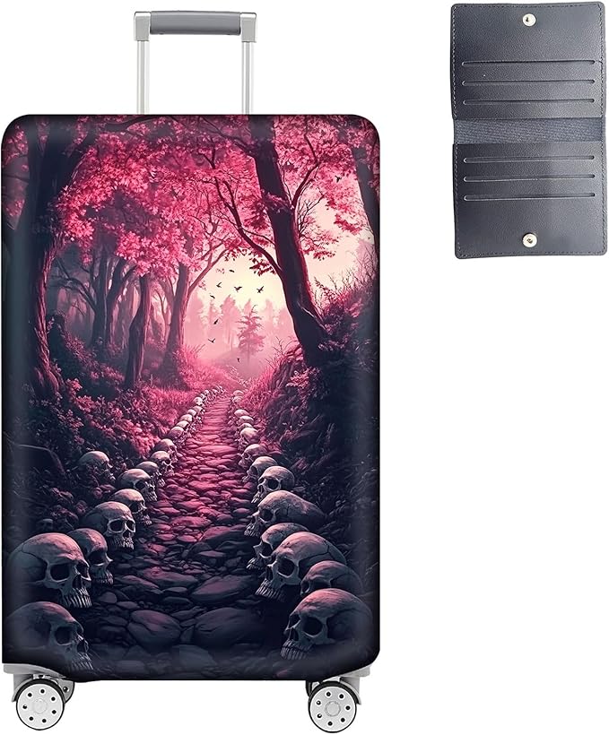Luggage Cover Protector for 19-20 Inch Suitcases, TSA Approved Elastic Travel by Unknown