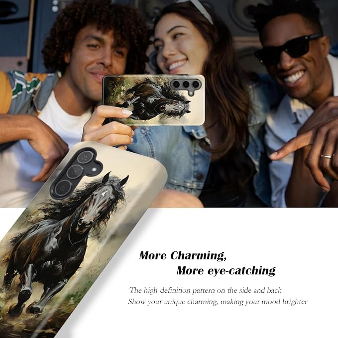 Compatible for Samsung Galaxy S24 Ultra 5G Case, Dual Layer Heavy Duty 2 in 1 - Image 4