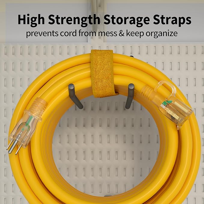 POWGRN 25 ft 12/3 Outdoor Extension Cord Waterproof Heavy Duty - Image 4
