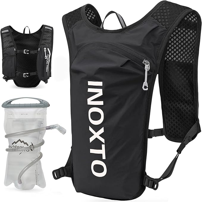 INOXTO Running Hydration Vest Backpack, Lightweight Insulated Pack by INOXTO
