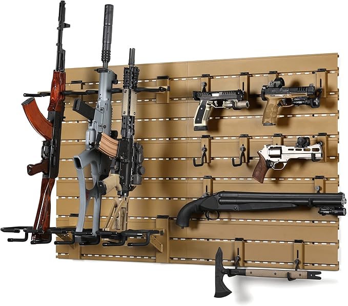 Savior Equipment Wall Rack System Heavy-Duty Steel Tactical Rifle Carbine by SaviorEquipment