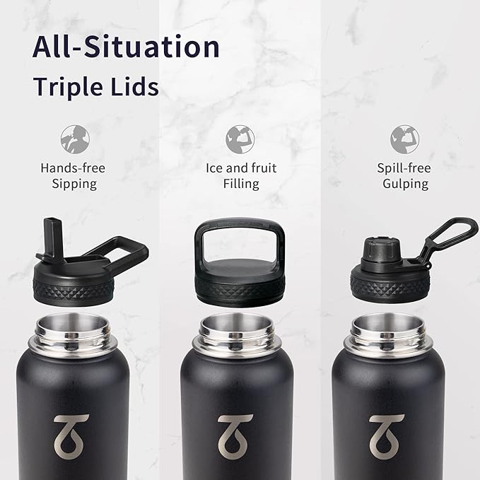 Trebo 40oz Water Bottle Insulated - Image 3