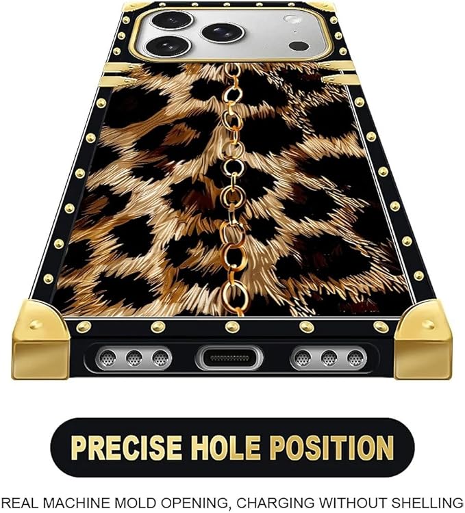 for iPhone 17 Pro Case Luxury Golden Decoration - Image 5