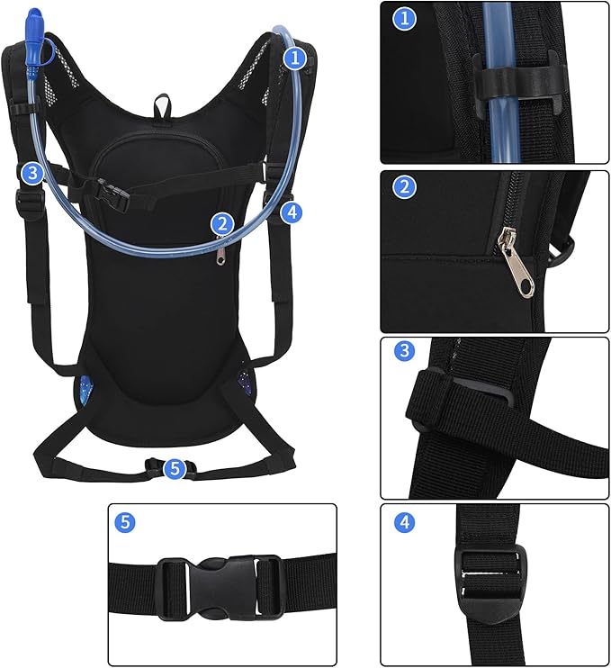 Roptat Hydration Backpack Pack - Image 4
