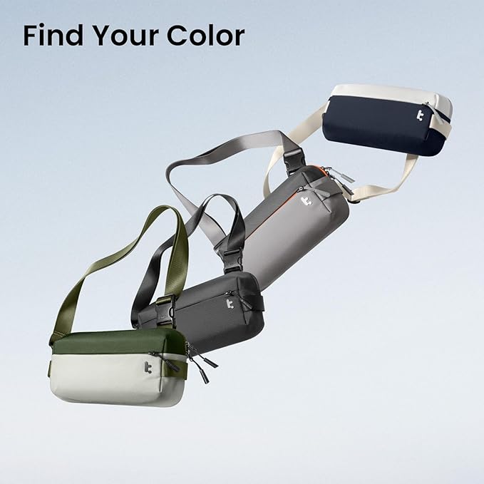 tomtoc Compact EDC Sling Bag 3L-10L, Minimalist Crossbody Bag Chest Shoulder - Image 9