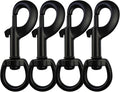Garwor 3/4" Heavy Duty Swivel Snap Hooks Black Electrophoresis Coating by Garwor