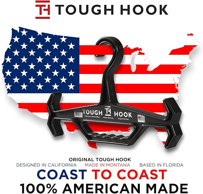 Tough Hook Original Heavy Duty Hanger, Anti-Slip Tactical Hanger - Image 7