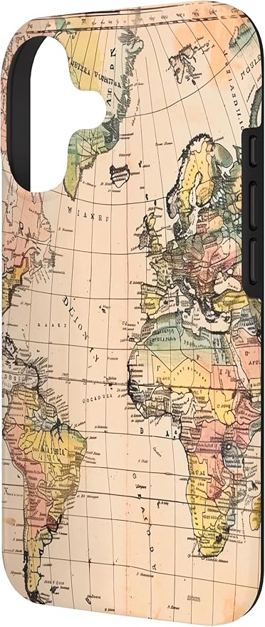 World Map, Old Map of The World Case - Image 2