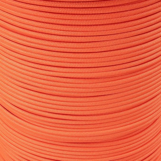 Paracord Planet Solid Color 550lb Paracord – 7 Strand Type III Nylon Cord by ParacordPlanet