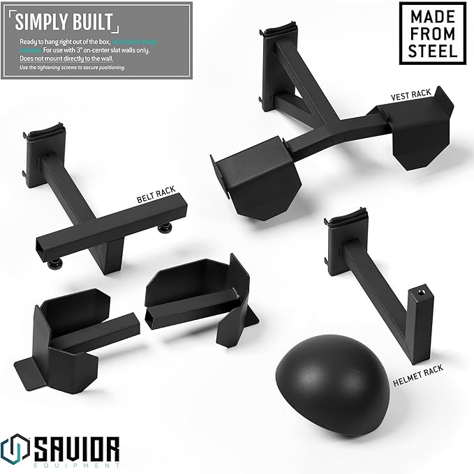 Savior Equipment Wall Rack System H.A.B Attachment Tactical Gear Wall Mount - Image 6