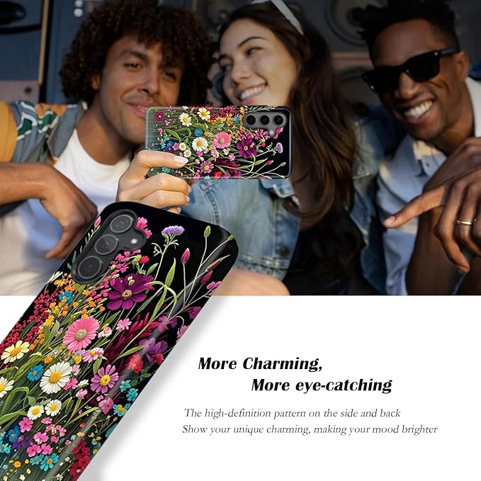 Compatible for Samsung Galaxy A37 5G Case, Dual Layer Heavy Duty 2 in 1 - Image 4