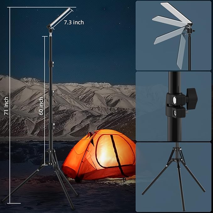 Camping Light, Telescoping Lantern Light, Work Lights - Image 5