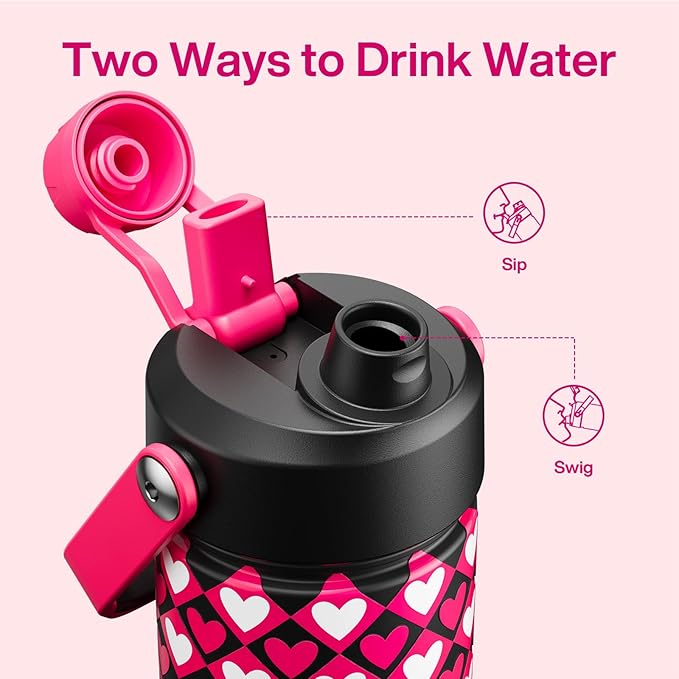 ENCOOL Valentine's Day Insulated Water Bottle - Image 3
