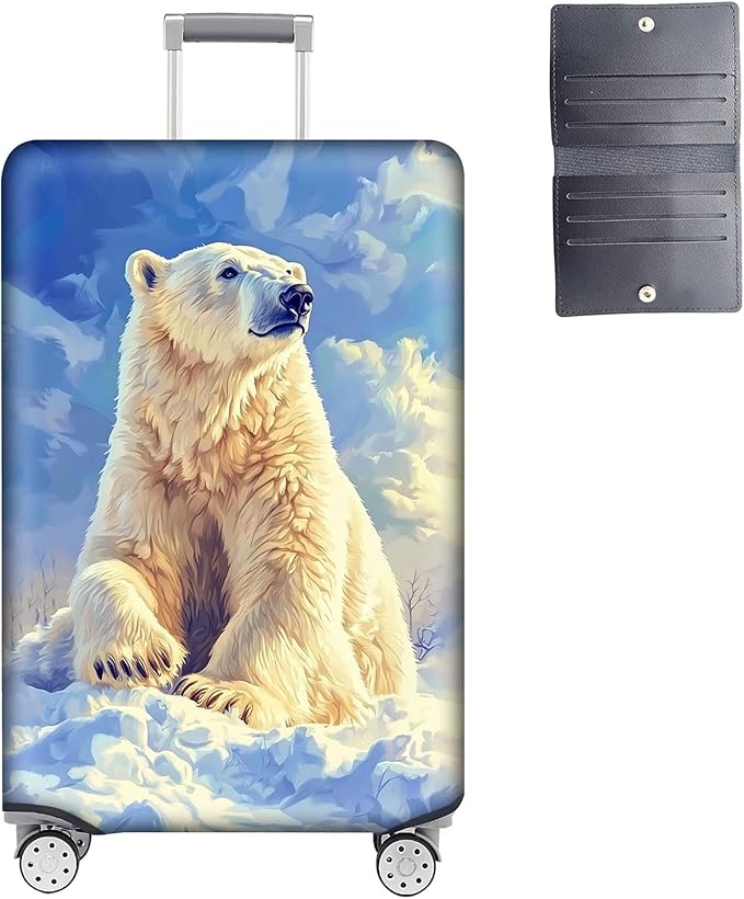 Luggage Cover Protector for 26-28 Inch Suitcases, TSA Approved Elastic Travel by Unknown