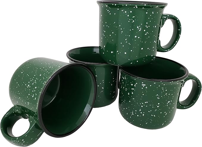 14oz Ceramic Campfire Coffee Mug by EssentialDrinkware