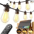 addlon 54FT Solar String Lights Outdoor Waterproof by addlon