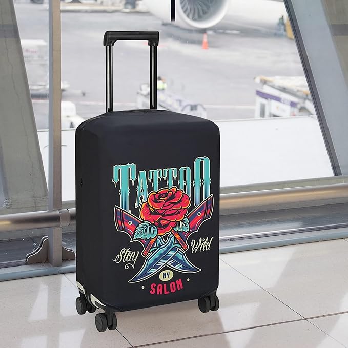 Explore Land Travel Luggage Cover Suitcase Protector Fits 23-26 Inch Case - Image 7