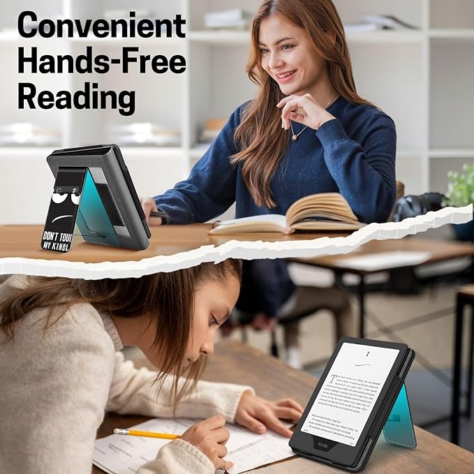 TNP Stand Case with Strap for Kindle Paperwhite 12th Gen 2024 / Kindle - Image 7