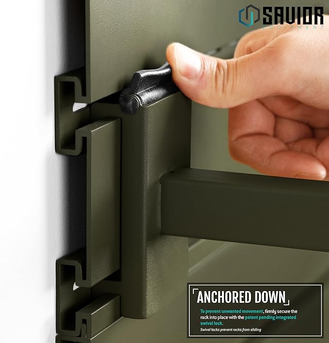 Savior Equipment Wall Rack System Tactical Vest Attachment Gear Wall Mount - Image 3