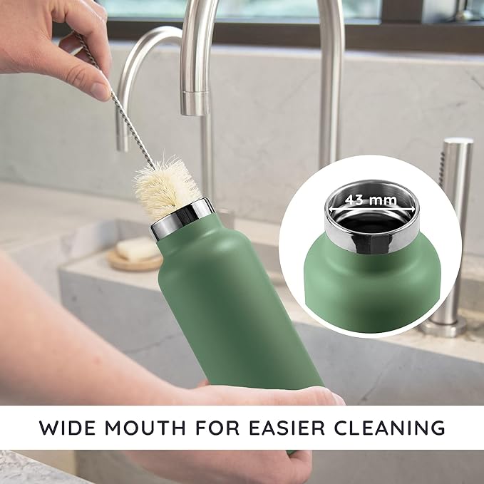 Bambaw 24 oz Insulated Water Bottle, Double Wall Metal Water Bottle Stainless - Image 4