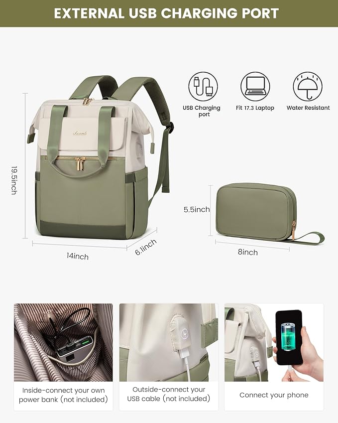 LOVEVOOK 17.3 Inch Laptop Backpack - Image 5