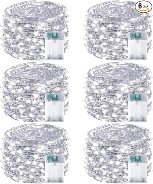 6-Pack Fairy Lights Battery Operated by EXF
