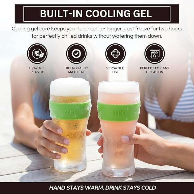 Frozen Pint Beer Glasses - Image 7