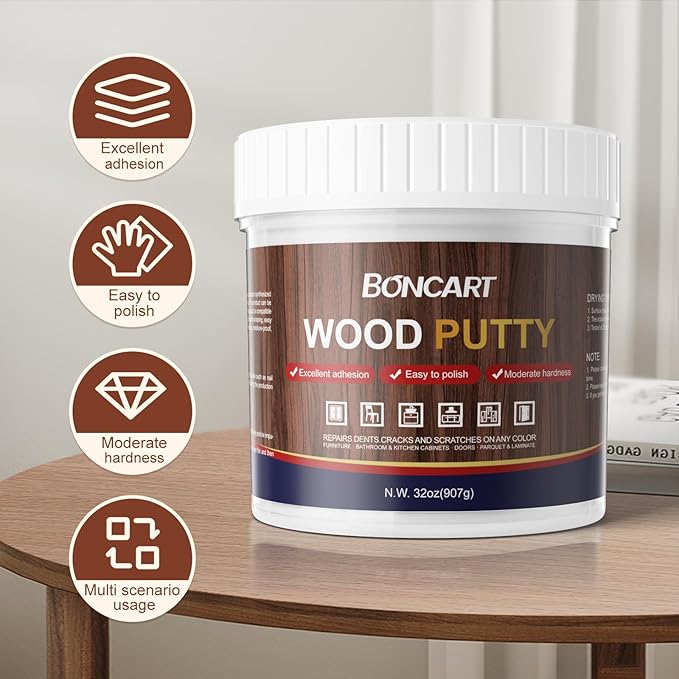 Boncart 32oz Wood Filler Putty - Image 6