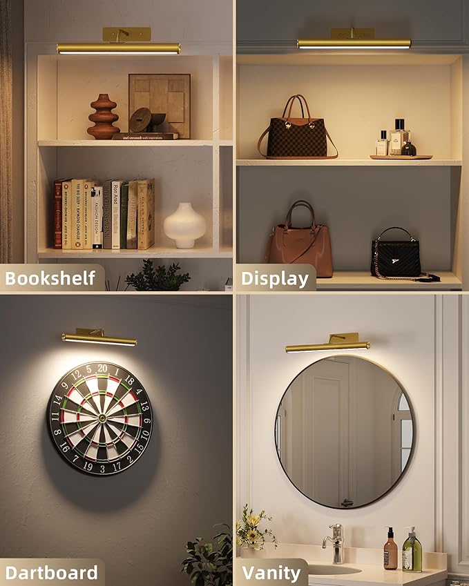 EZVALO Picture Lights for Wall, Wireless Dimmable 3 Color Temps Art Lights for - Image 8