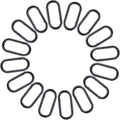 16 Pcs Carabiners Clip, Oval Shape Cute Carabiner Keychain Clip Aluminum Hook by Unknown