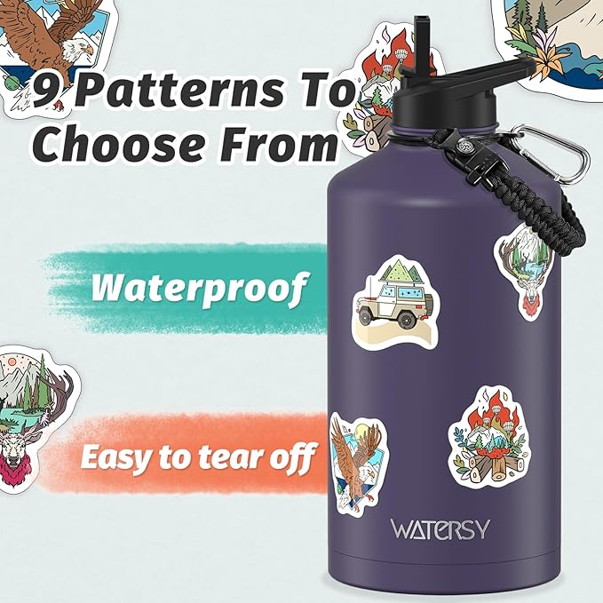 1 Gallon Water Bottle Insulated, BPA Free&Leak Proof, 128oz Stainless Steel - Image 4
