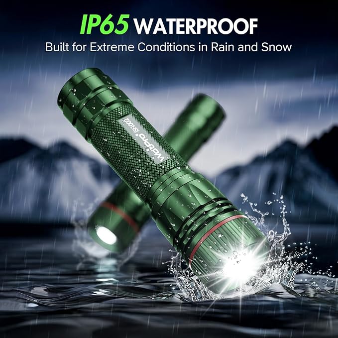 WdtPro Rechargeable Flashlights High Lumens, 1 Pack 10H Long Lasting Super - Image 6