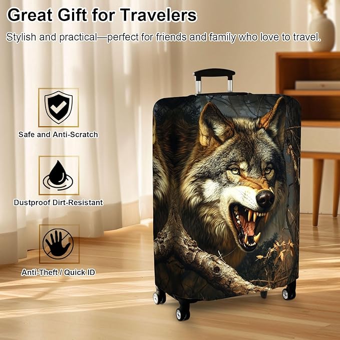 Luggage Cover Protector for 26-28 Inch Suitcases, TSA Approved Elastic Travel - Image 7